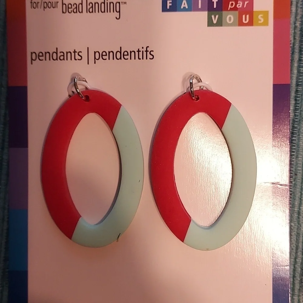 FIMO bead Landing Pendants new